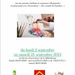 Exposition de peinture à la bibliothèque