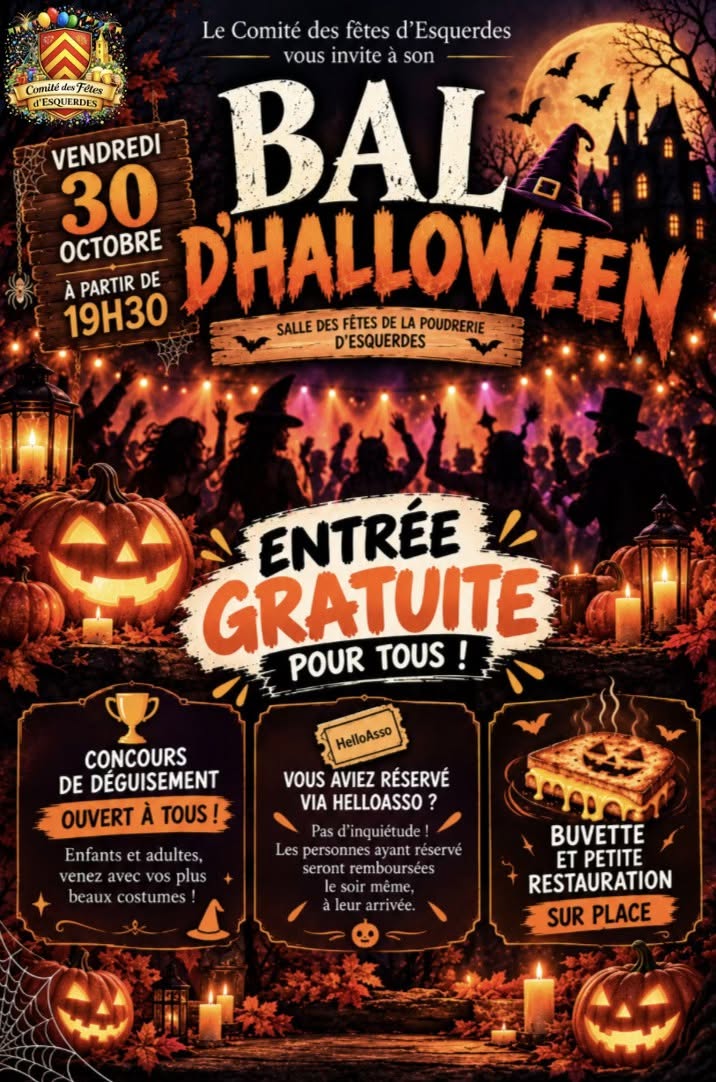 Bal costumé d'Halloween